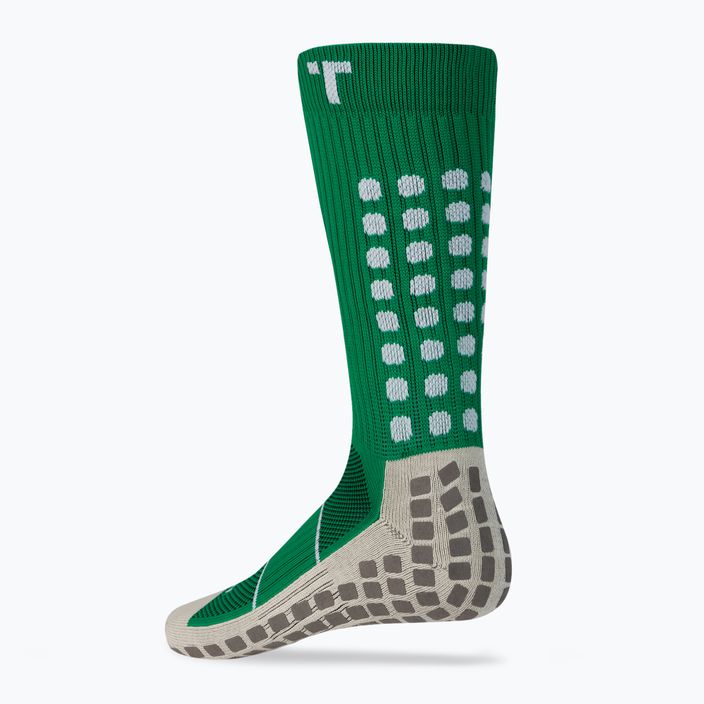 TRUsox Mid-Calf Thin green football socks CRW300 2