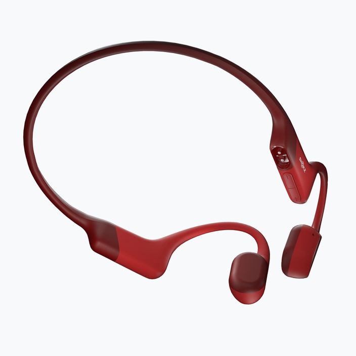 Shokz OpenRun wireless headphones red S803RD 2