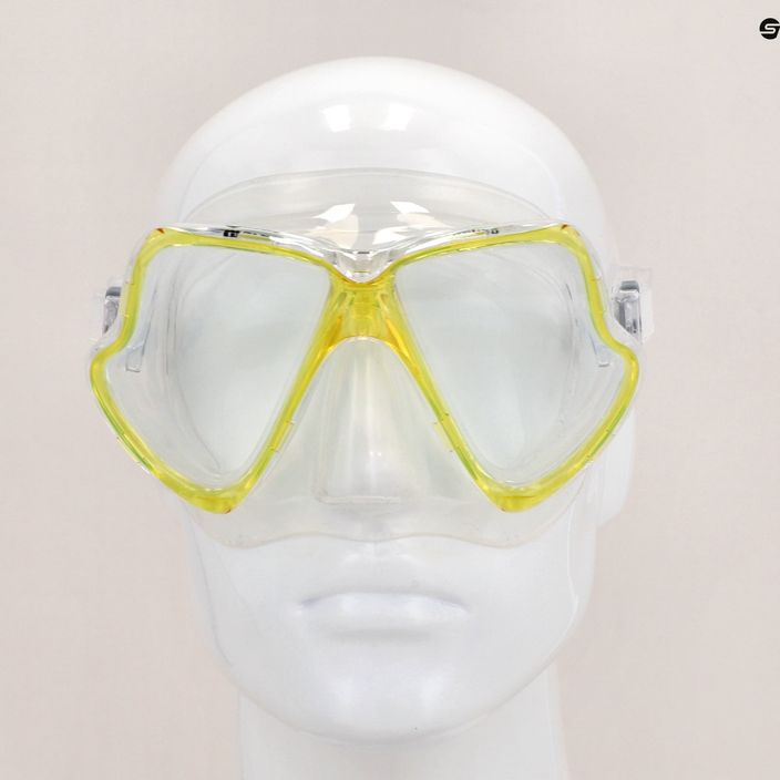 Mares Wahoo snorkelling mask clear yellow 411238 8