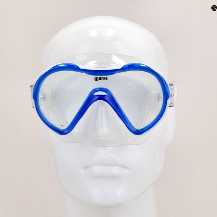Mares Vento SC snorkelling mask clear blue 411240 8