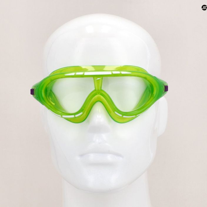 Speedo Biofuse Rift Junior green children's swim mask 7