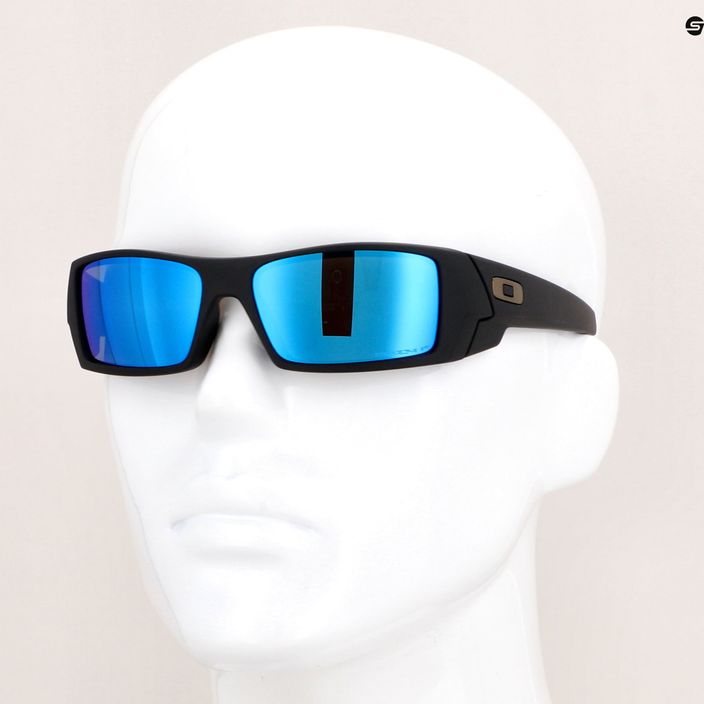 Oakley Gascan matte black/prizm sapphire polarized sunglasses 12