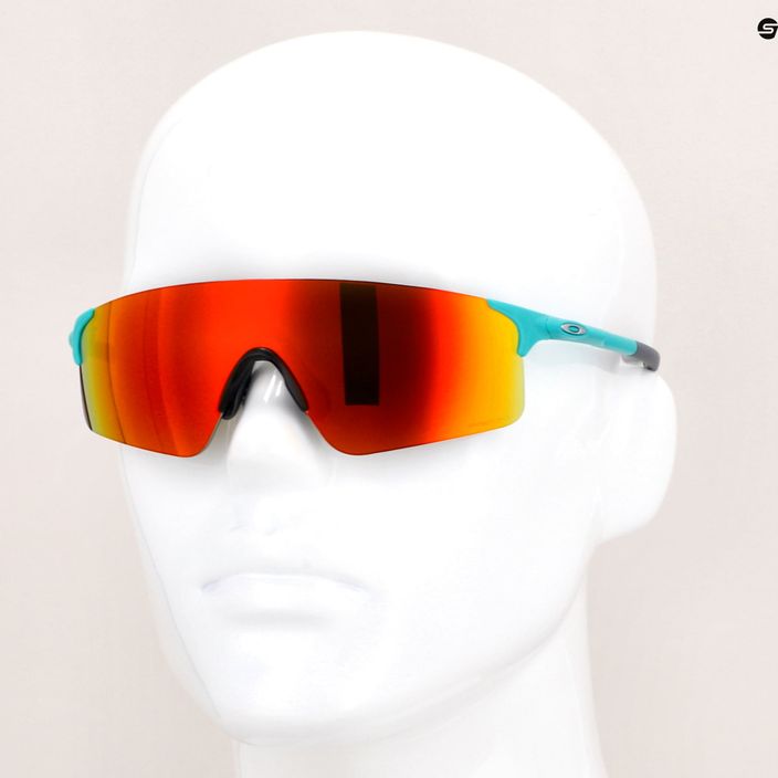 Oakley Evzero Blades matte celeste/prizm ruby sunglasses 14