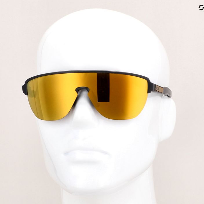 Oakley Corridor matte carbon/iridium sunglasses 14