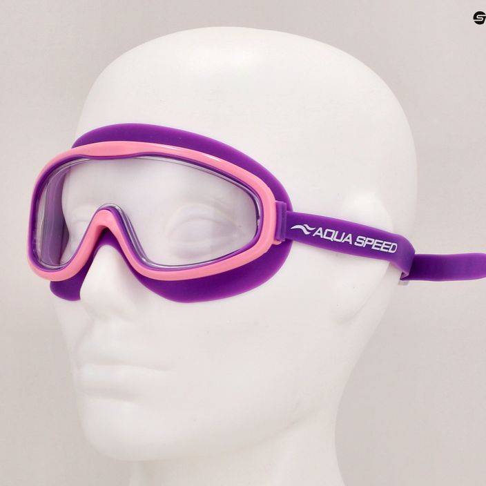 AQUA-SPEED children's swimming mask Tivano purple/pink 9251-09 7