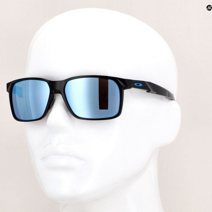Oakley Portal X sunglasses polished black/prizm deep water polarized 14