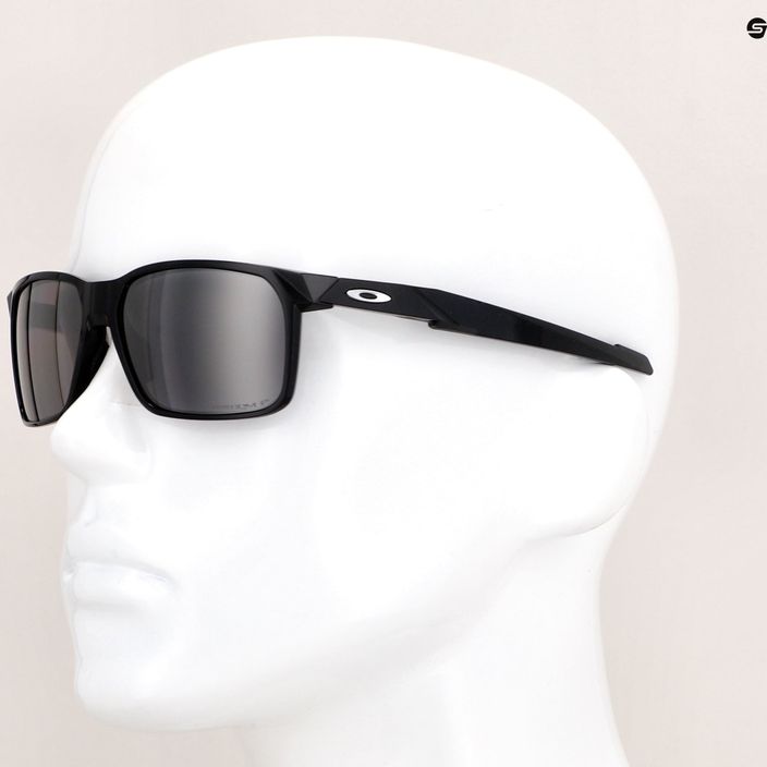 Oakley Portal X polished black/prizm black polarized sunglasses 14