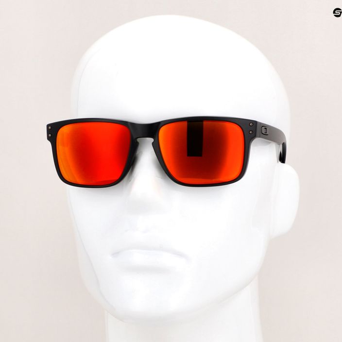 Oakley Holbrook matte black/prizm ruby sunglasses 0OO9102-E255 14