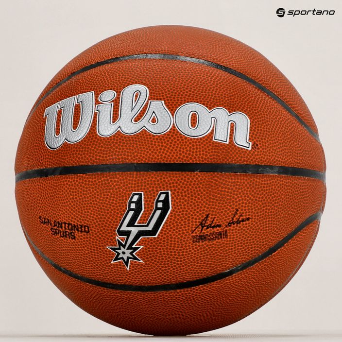 Wilson NBA Team Alliance San Antonio Spurs basketball WTB3100XBSAN size 7 6
