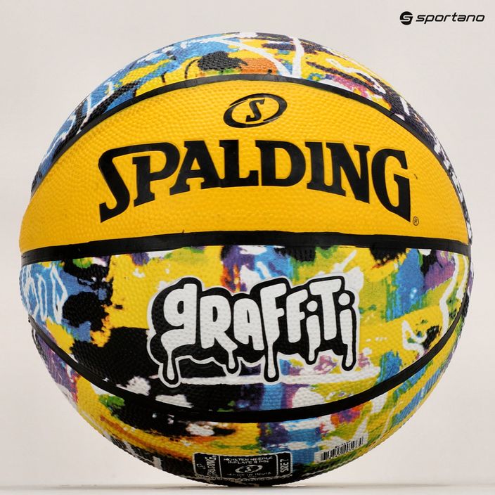 Spalding Graffiti 7 basketball green/yellow 2000049338 6