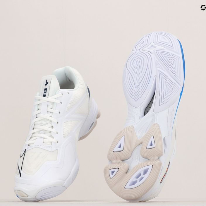 Men's volleyball shoes Mizuno Wave Lightning Z7 undyed white/moonlit ocean/peace blue 12