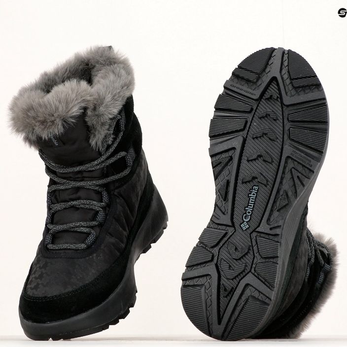 Columbia Slopeside Peak Luxe women's snow boots black/graphite 22