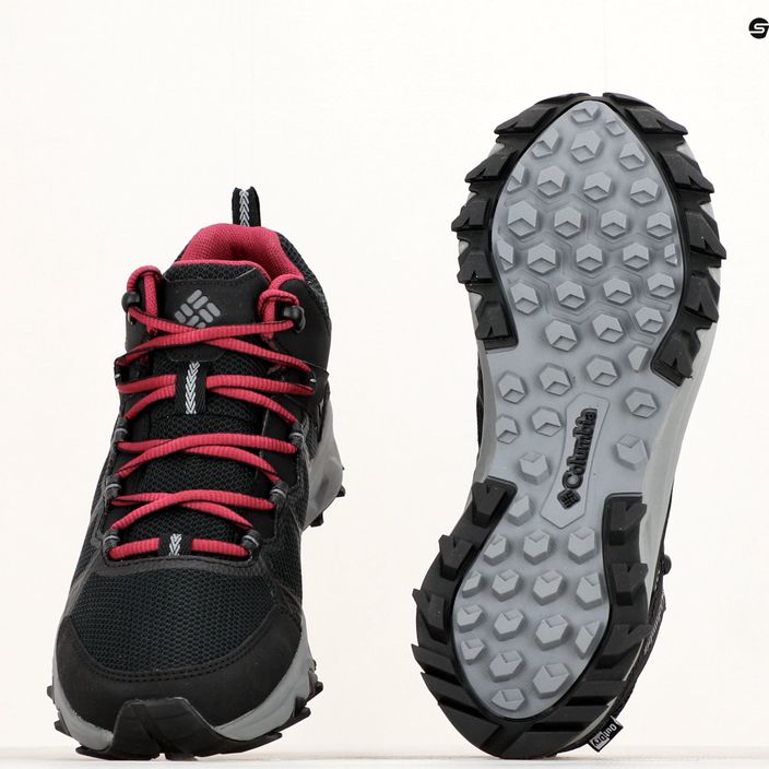 Women's trekking boots Columbia Peakfreak II Mid Outdry black/ti grey steel 22