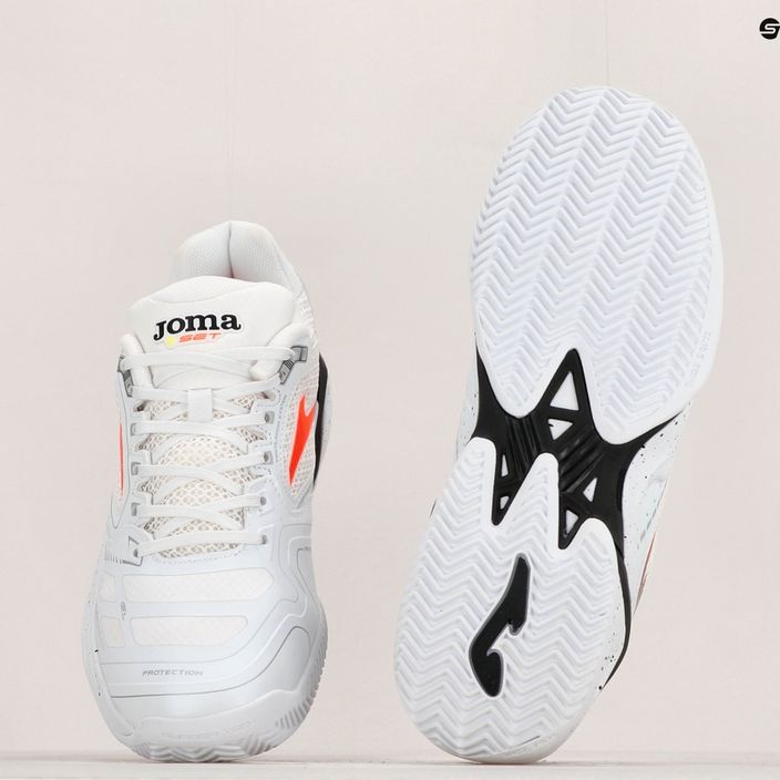 Men's tennis shoes Joma Set white/orange/black 14