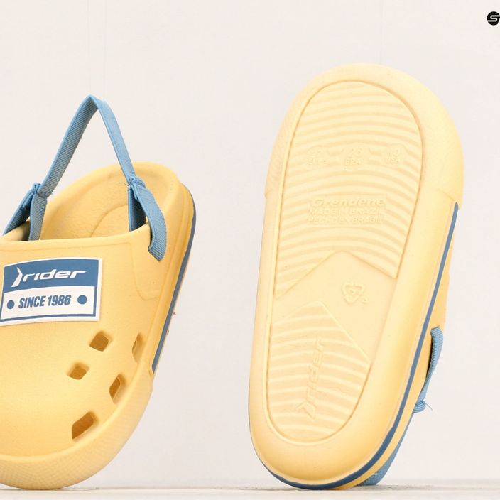 RIDER Drip Babuch Ki children's sandals yellow/blue 15