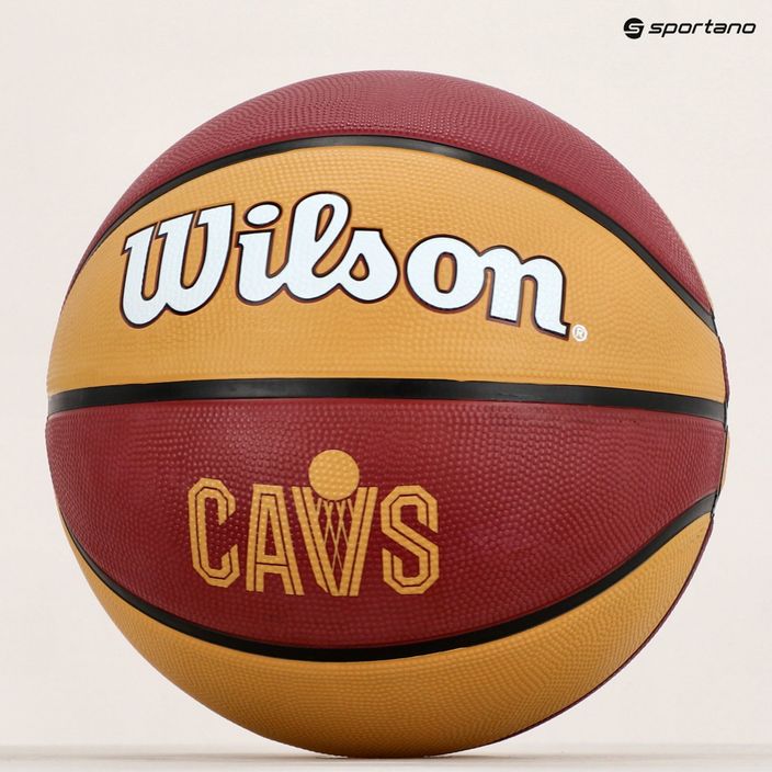 Wilson NBA Team Tribute Cleveland Cavaliers basketball WZ4011601XB7 size 7 4