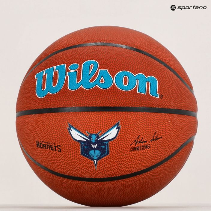 Wilson NBA Team Alliance Charlotte Hornets basketball WTB3100XBCHA size 7 6