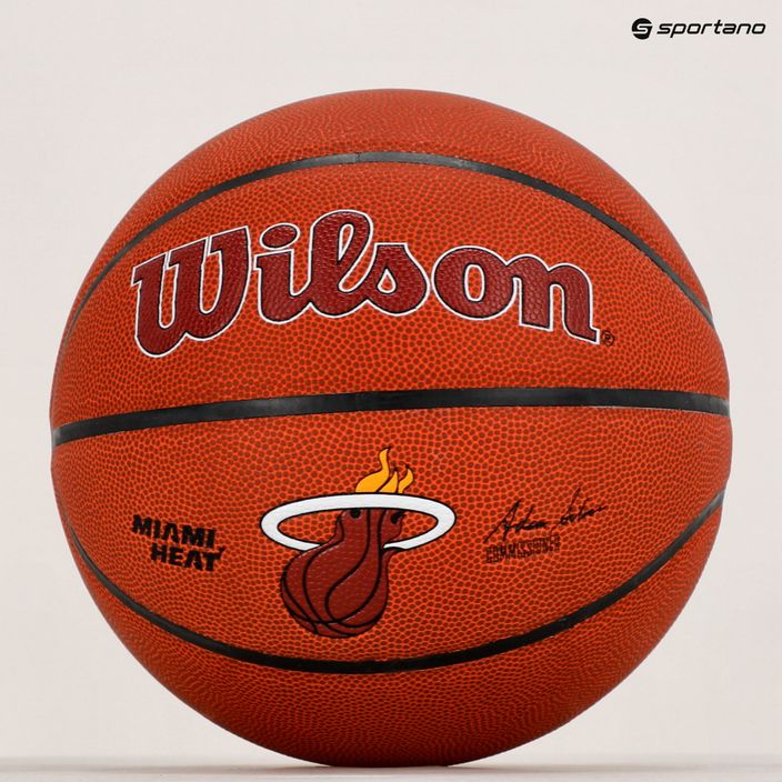 Wilson NBA Team Alliance Miami Heat basketball WTB3100XBMIA size 7 5