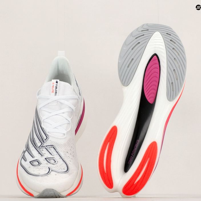 New Balance FuelCell SC Elite V3 white men's running shoes 21