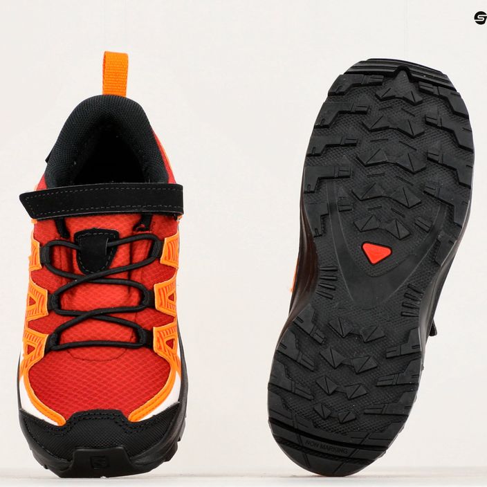 Salomon Xa Pro V8 CSWP red/black/opeppe children's trekking shoes 18