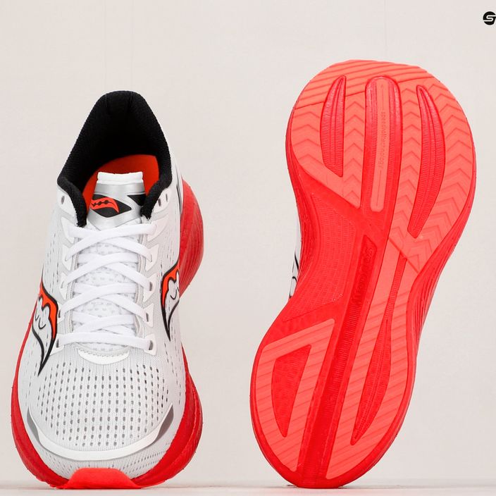 Men's running shoes Saucony Endorphin Speed 3 white/blck/vizi 12