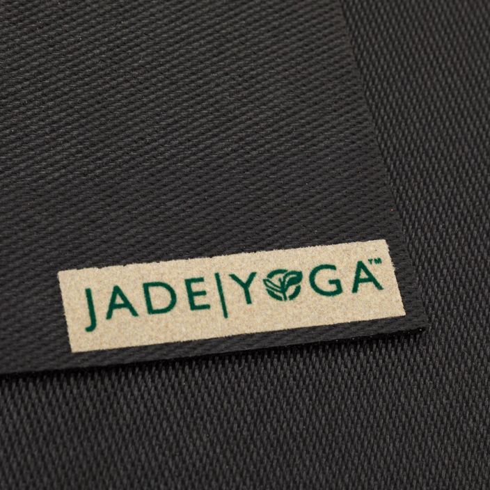 JadeYoga Harmony yoga mat 3/16'' 68'' 5 mm black 368BK 3