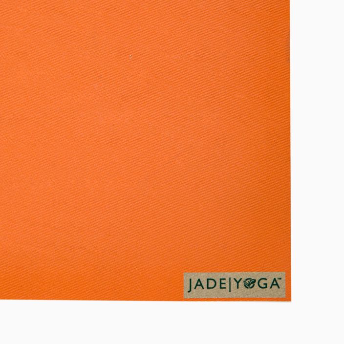 JadeYoga Harmony yoga mat 3/16'' 68'' 5 mm orange 368TO 3