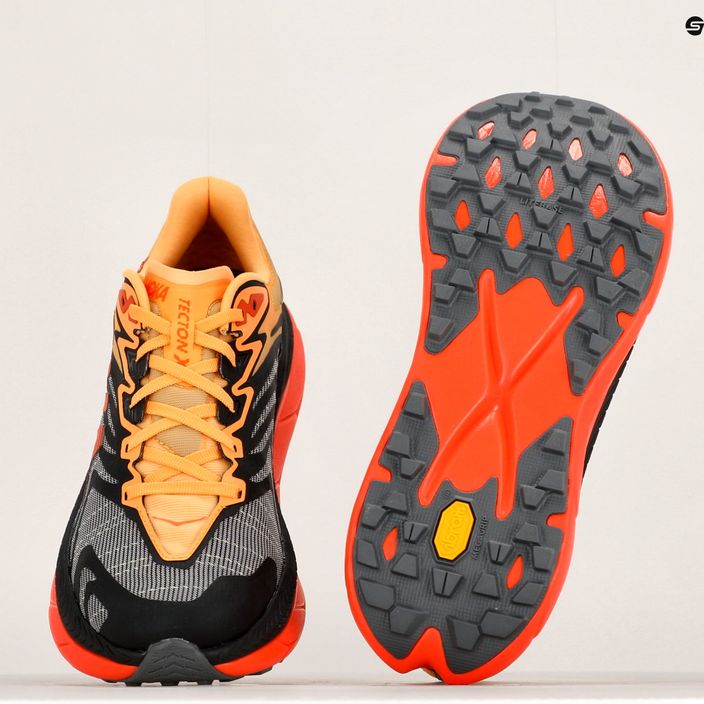 Men's running shoes HOKA Tecton X 2 black/flame 20
