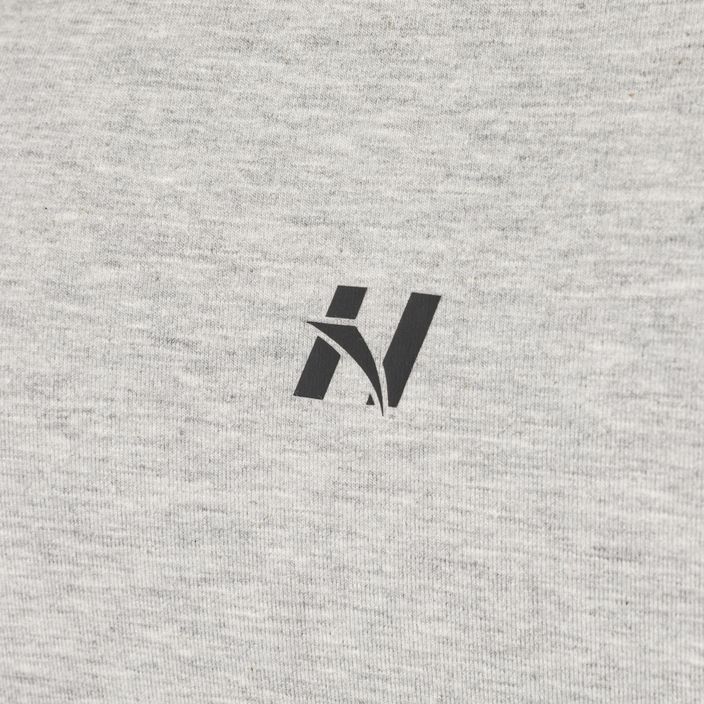 NEBBIA Minimalist Logo men's training t-shirt light grey 7
