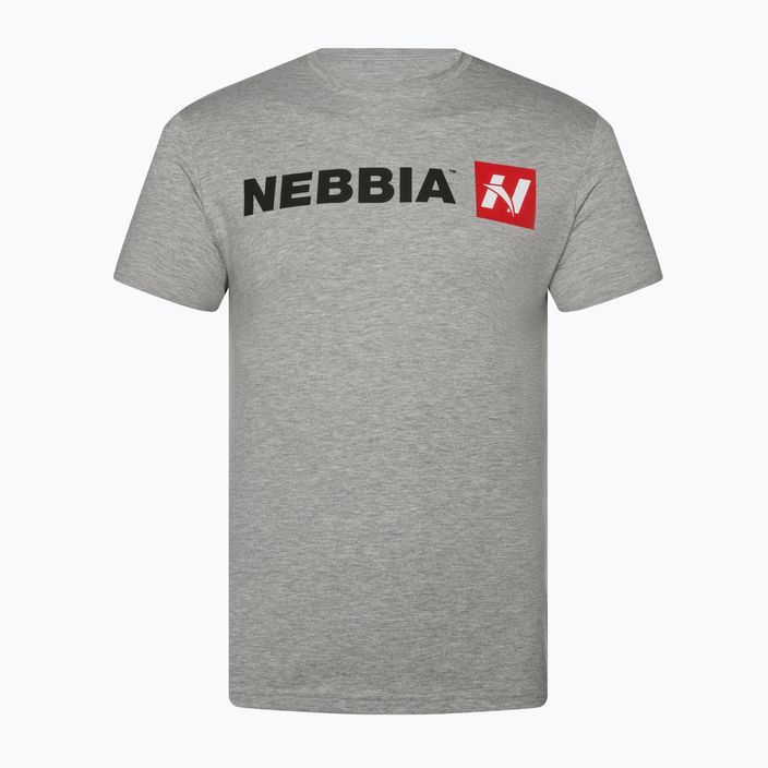 Men's training shirt NEBBIA Red "N" light grey 4