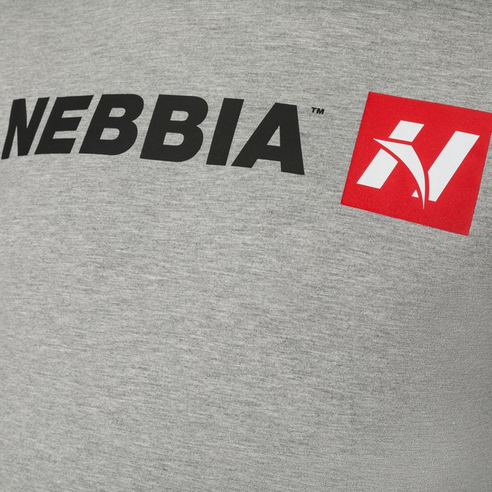 Men's training shirt NEBBIA Red "N" light grey 6