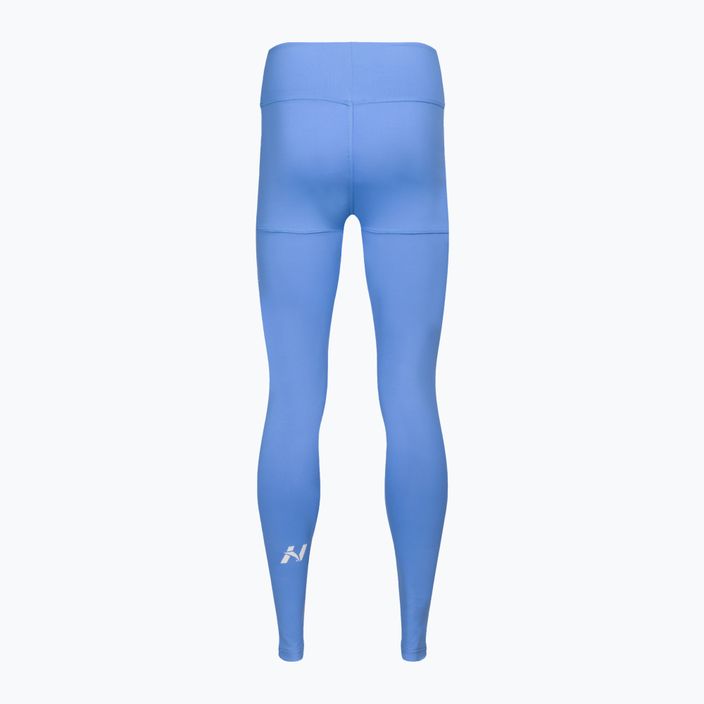 Women's leggings NEBBIA Active High-Waist Smart Pocket blue 4022420 2