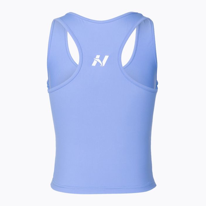 Women's training tank top NEBBIA Sporty Slim Fit Crop blue 4222420 2