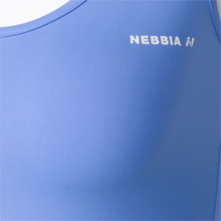 Women's training tank top NEBBIA Sporty Slim Fit Crop blue 4222420 3