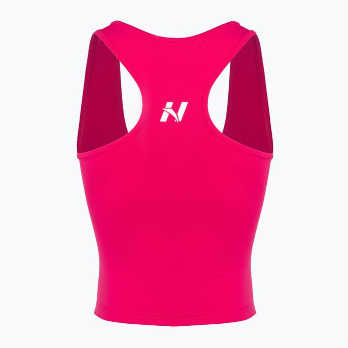 Women's training tank top NEBBIA Sporty Slim Fit Crop pink 5