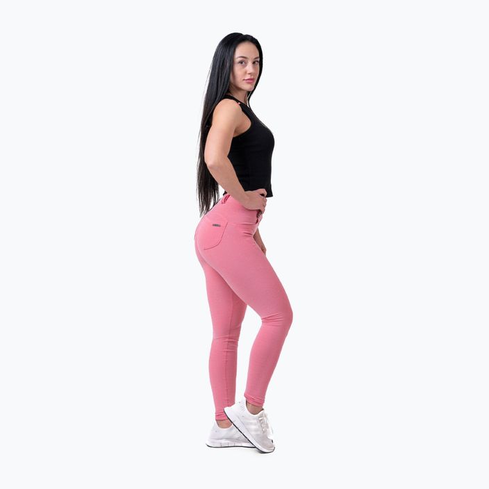 Women's trousers NEBBIA Dreamy Edition Bubble Butt pink 3