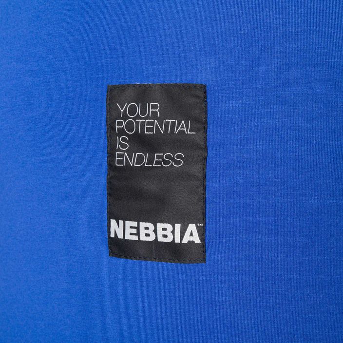 NEBBIA men's training tank top Your Potential Is Endless blue 7