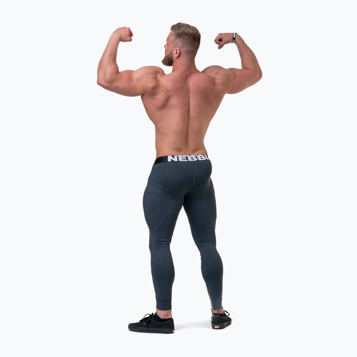 NEBBIA Legend Of Today Full Length men's training leggings dark grey 4