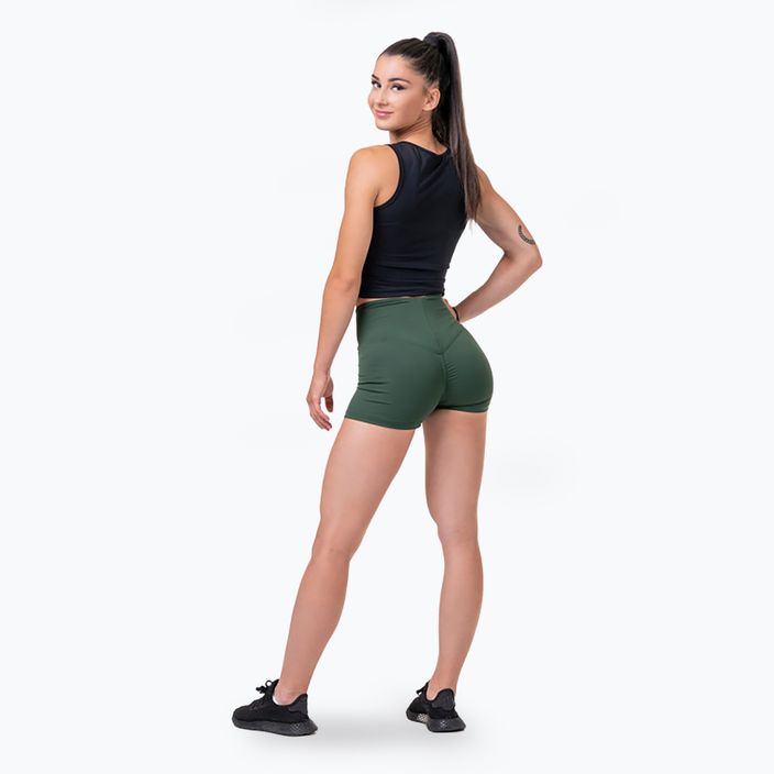 NEBBIA Classic Hero women's shorts dark green 3