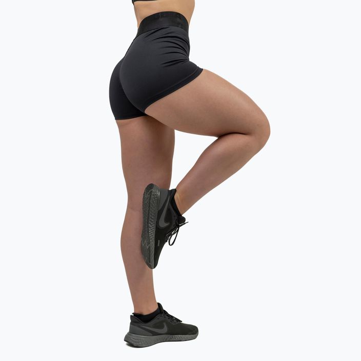 Women's training shorts NEBBIA Intense Leg Day High-Waist black 2