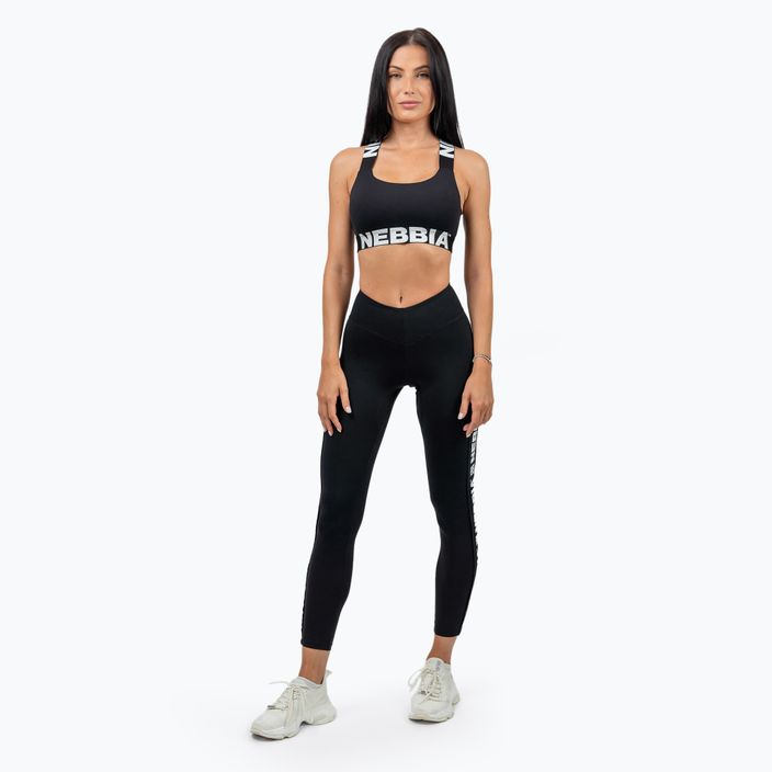 Women's training leggings NEBBIA Iconic black 2