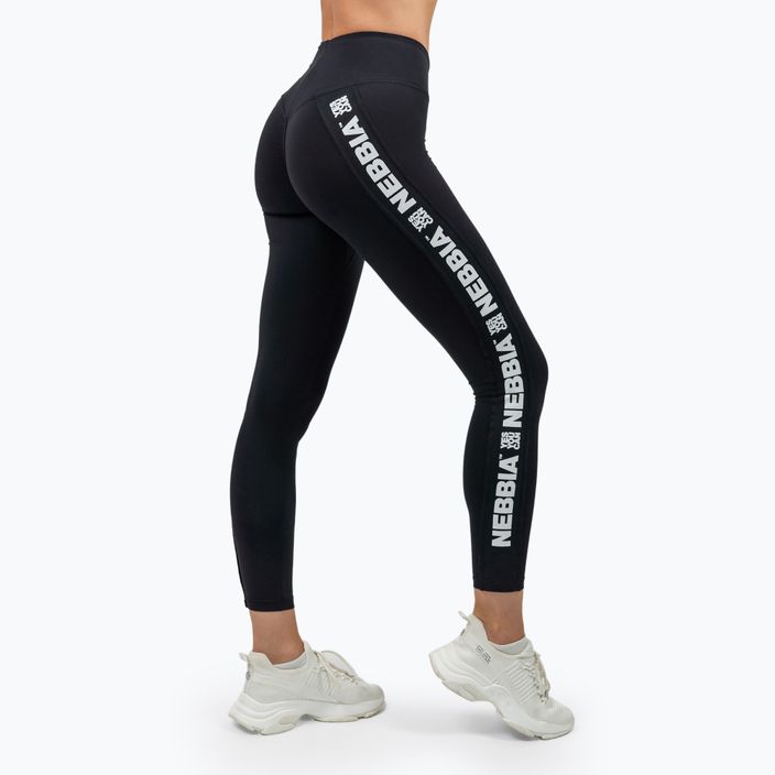 Women's training leggings NEBBIA Iconic black 3