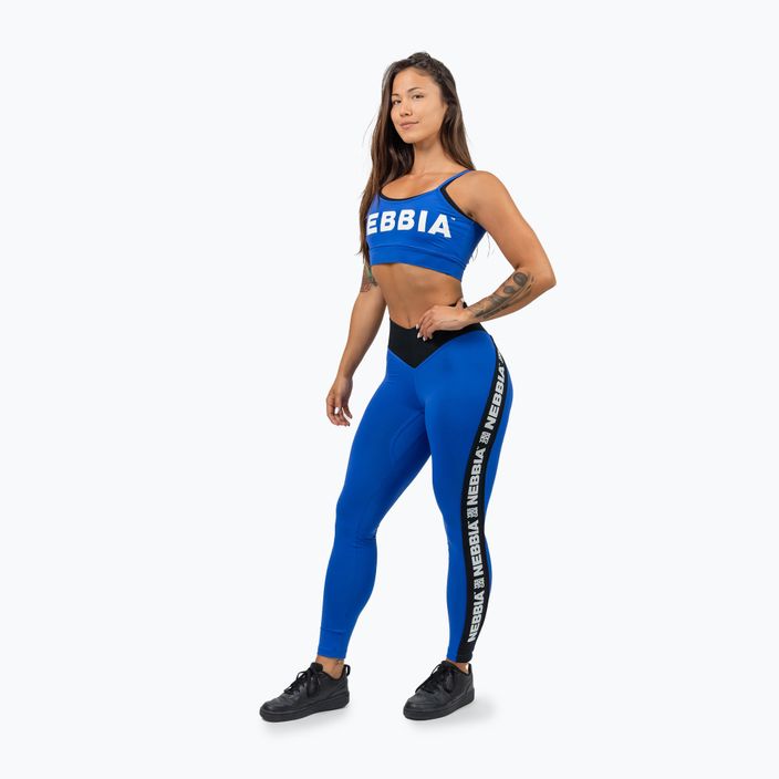 Women's training leggings NEBBIA Iconic blue 2