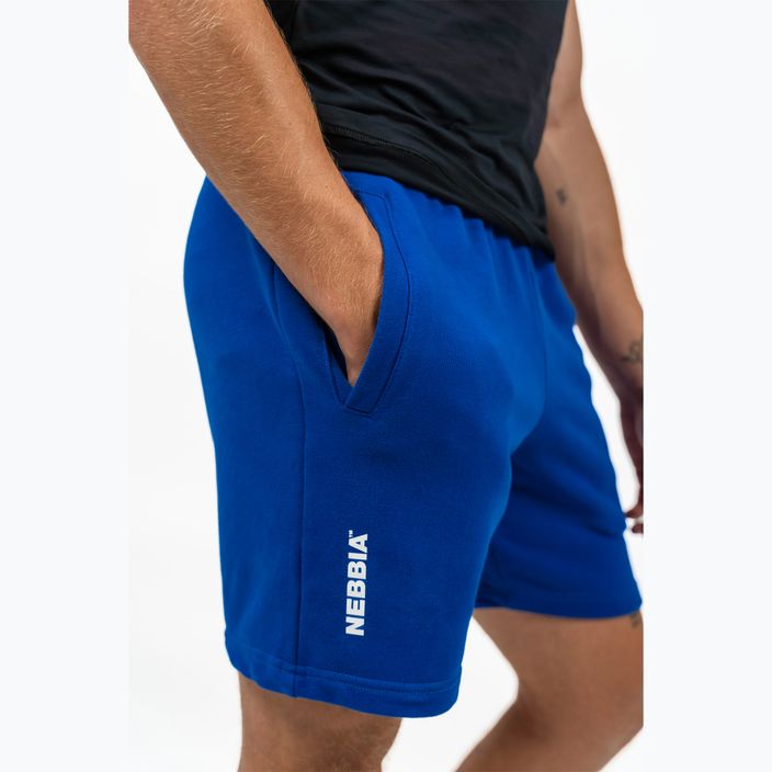 Men's shorts NEBBIA Relaxed-Fit Maximum blue 4