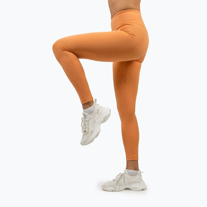 Women's training leggings NEBBIA Elevated orange 4