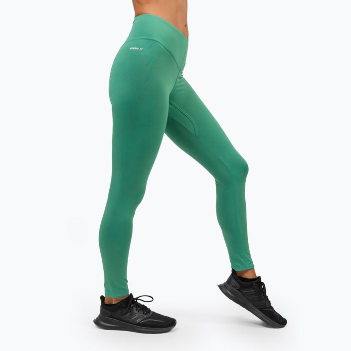Women's training leggings NEBBIA Elevated green 4
