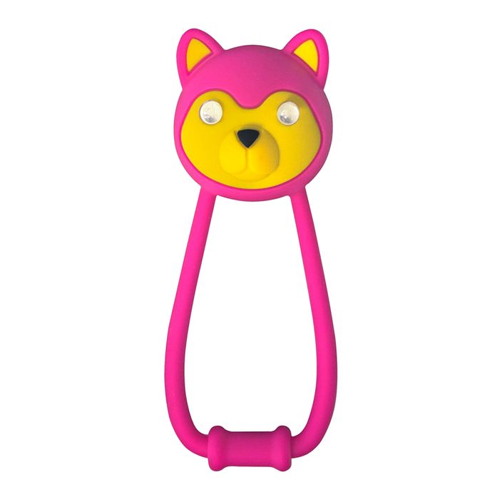 Kellys Teddy magenta front bike light 2