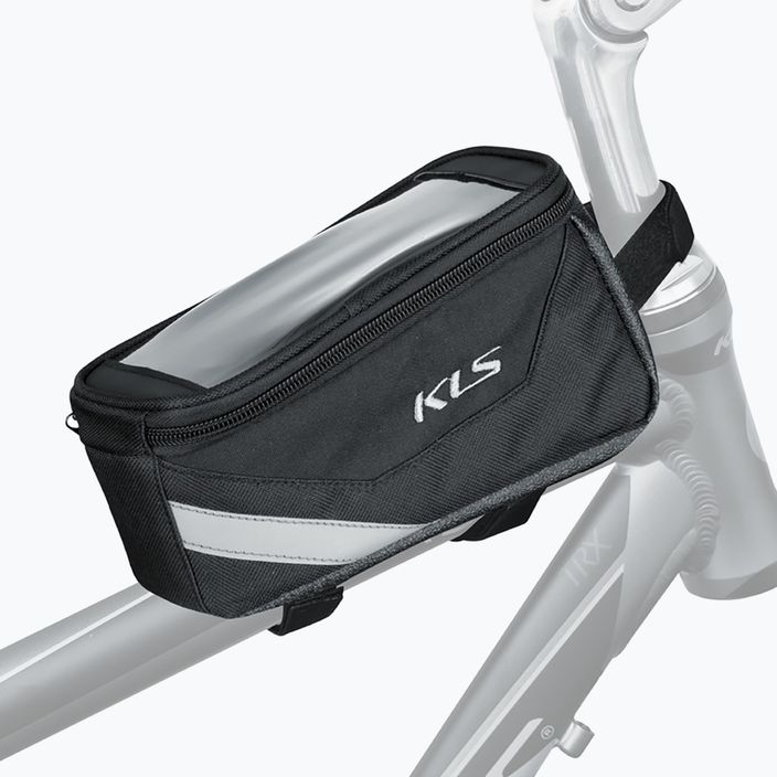 Kellys bicycle frame bag black BRICK ECO 7