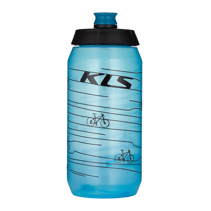 Kellys Kolibri bicycle bottle 550 ml transparent blue 2