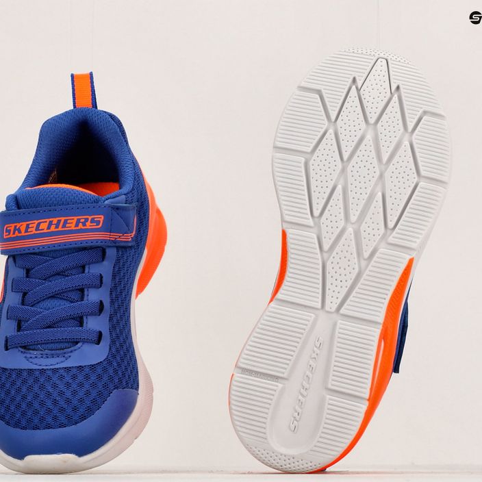 SKECHERS Microspec Max Gorvix royal/orange children's training shoes 12